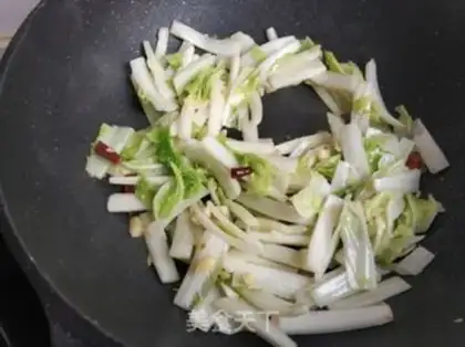 Make Spicy cabbage step 5