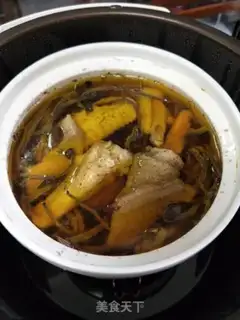 Make Tea mushroom chicken soup step 8
