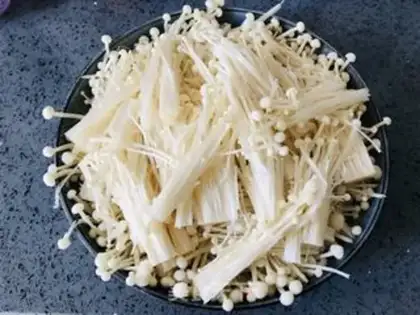Make Garlic golden mushrooms step 3