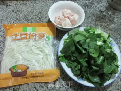 Make Shrimp-flavored potatoes step 0