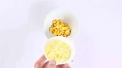 Make Cream-covered rice step 2