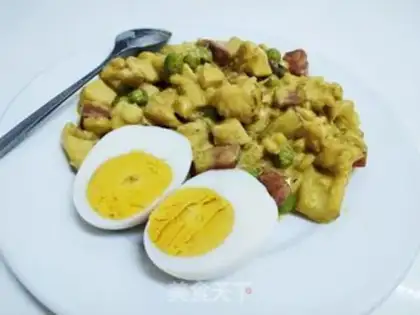 Make Curry chicken chest step 9
