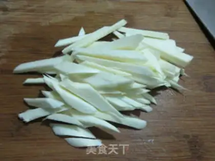 Make ♪ Duck eggs, peas, rice noodles ♪ step 4
