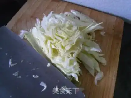 Make Round cabbage and tofu dry step 2