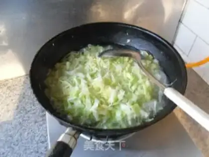 Make Round cabbage and tofu dry step 3