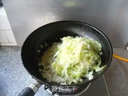Make Round cabbage and tofu dry step 6