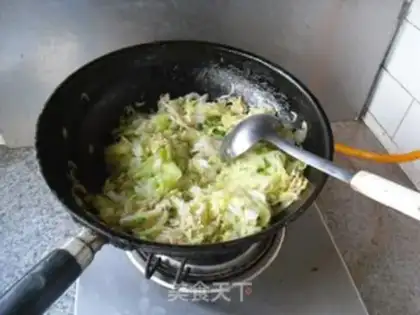 Make Round cabbage and tofu dry step 7