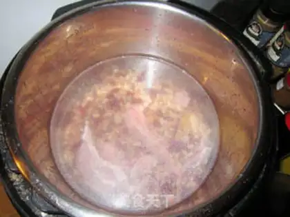 Make Three bean pigbone soup step 2
