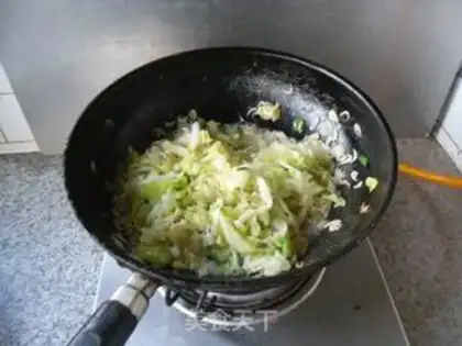 Make Round cabbage and tofu dry step 8