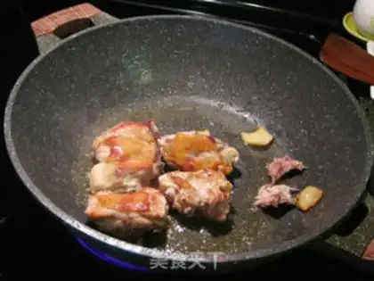 Make Red-tree flag chicken soup step 2