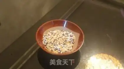 Make Black rice oatmeal step 0