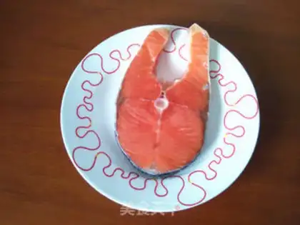 Make Fried salmon step 1