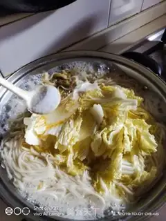 Make Cabbage for noodles step 7