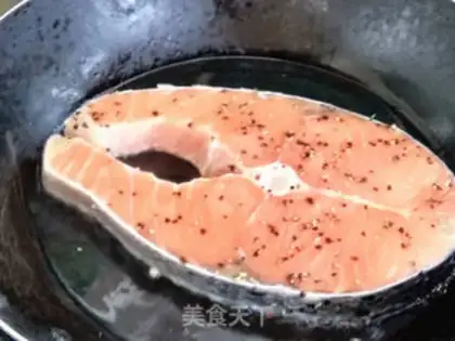 Make Fried salmon step 6