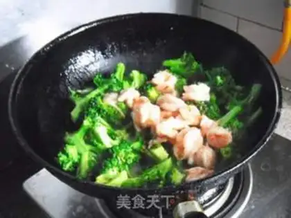 Make Shrimp ball broccoli step 10