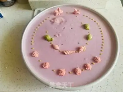 Make Blueberry double mousse cake step 4