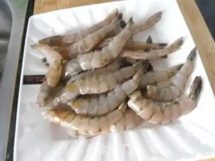 Make Fish and shrimp step 0