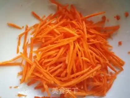 Make Carrot fragrance and tofu step 2