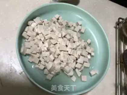 Make Crab butter tofu step 2