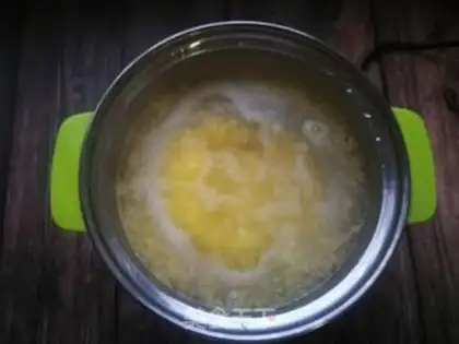 Make Corn congee step 2