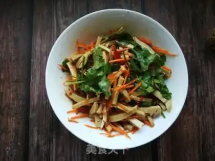 Make Carrot fragrance and tofu step 6