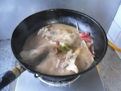 Make Burning fish jaws step 9