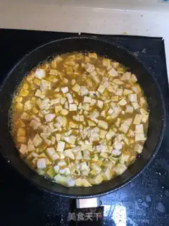 Make Crab butter tofu step 4