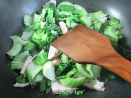 Make Shrimp-flavored vegetables step 4