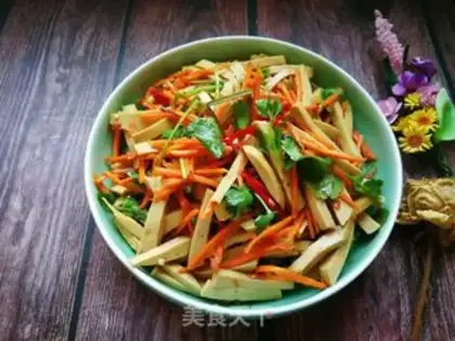 Make Carrot fragrance and tofu step 8