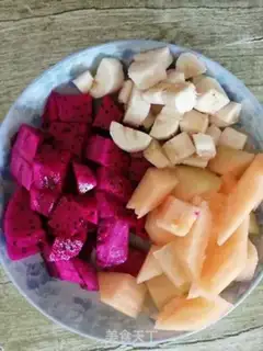 Make Yogurt and fruit step 1