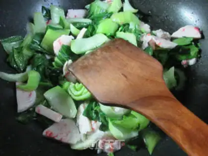 Make Shrimp-flavored vegetables step 7