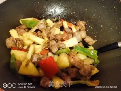 Make Pineapple for five flowers step 10