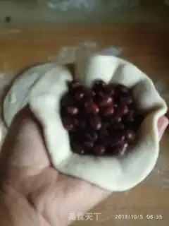 Make Red bean rolls step 3