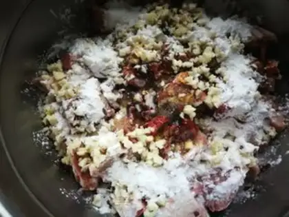 Make Garlic ribs step 5