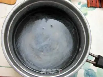Make Garlic fan steam tape step 1