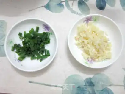 Make Garlic fan steam tape step 2