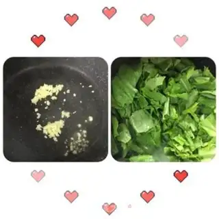 Make Garlic barley step 1