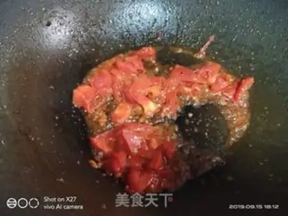 Make Golden mushroom tomato soup step 2