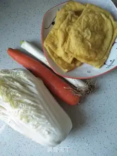 Make Bean-dried cabbage step 0