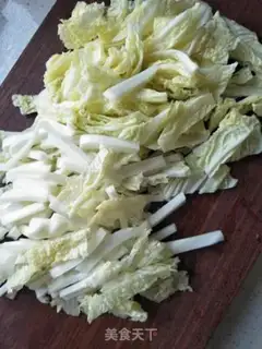 Make Bean-dried cabbage step 2