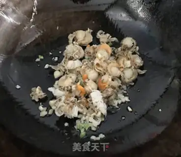 Make Pyramid fried scallops step 8