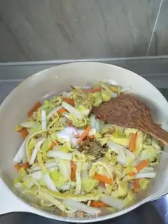 Make Bean-dried cabbage step 8
