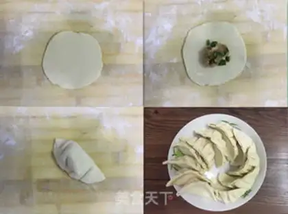 Make Pork dumplings step 4