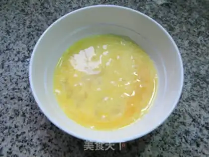 Make Blue pepper, white duck eggs step 1