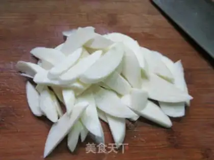 Make Blue pepper, white duck eggs step 3