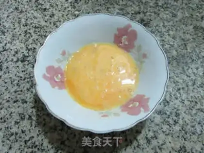 Make Duck eggs, fried cake step 1