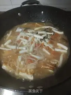 Make Tomato fungus. Fish tofu step 7