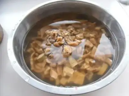 Make Salt fish radish step 1