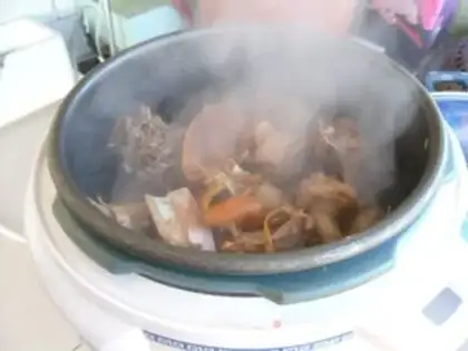 Make Burning geese with leather step 10