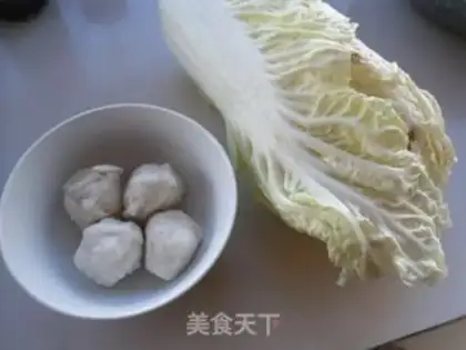 Make Fishball cabbage step 0